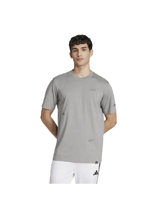 اديداس تيشيرت رجالي برسومات للاسترخاء